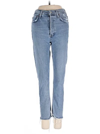 Pre-owned Agolde Jeans In Blue