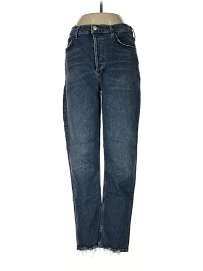 Pre-owned Agolde Jeans In Blue