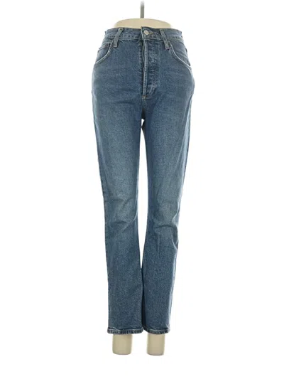 Pre-owned Agolde Jeans In Blue