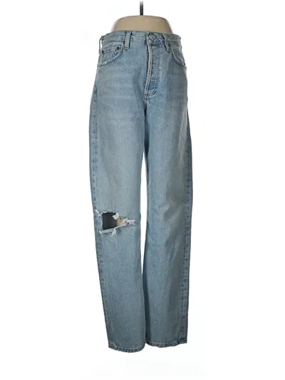 Pre-owned Agolde Jeans In Blue