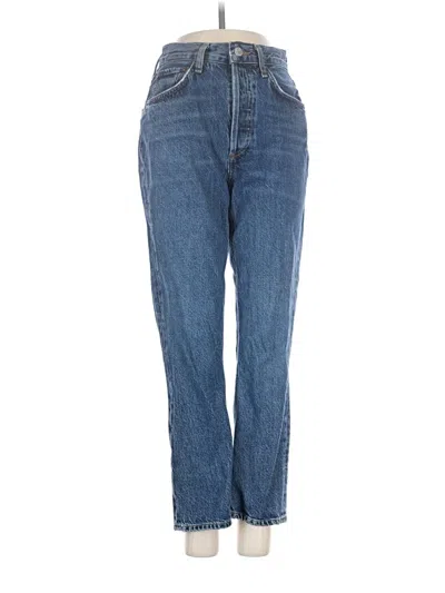 Pre-owned Agolde Jeans In Blue