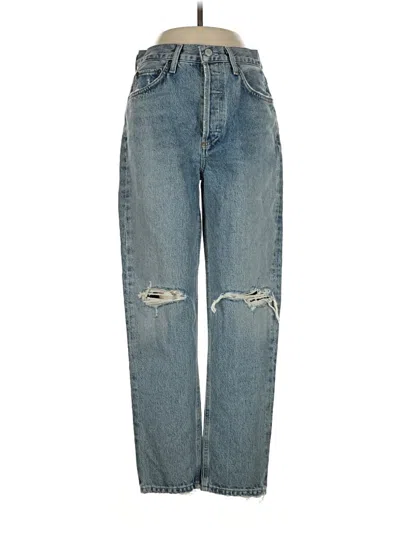 Pre-owned Agolde Jeans In Blue