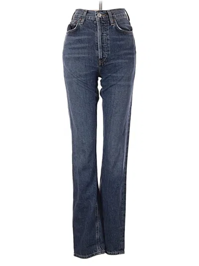 Pre-owned Agolde Jeans In Blue