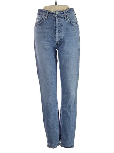 Pre-owned Agolde Jeans In Blue