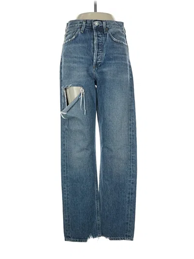Pre-owned Agolde Jeans In Blue