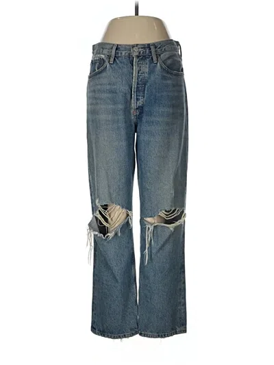 Pre-owned Agolde Jeans In Blue