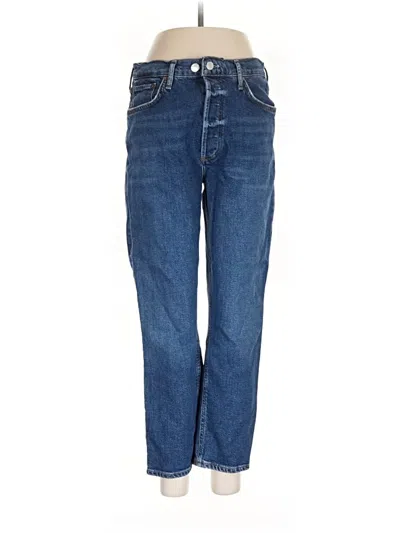 Pre-owned Agolde Jeans In Blue