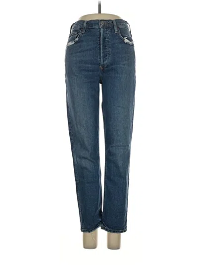Pre-owned Agolde Jeans In Blue