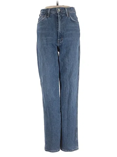 Pre-owned Agolde Jeans In Blue