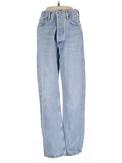 Pre-owned Agolde Jeans In Blue