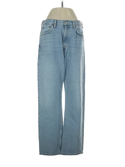 Pre-owned Agolde Jeans In Blue