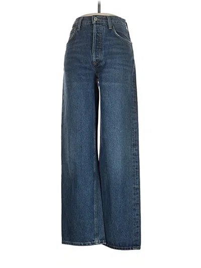 Pre-owned Agolde Jeans In Blue