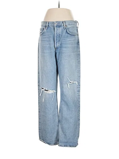 Pre-owned Agolde Jeans In Blue