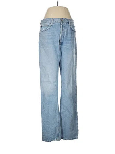 Pre-owned Agolde Jeans In Blue