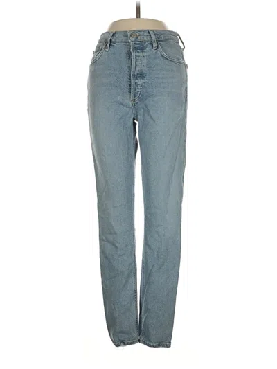 Pre-owned Agolde Jeans In Blue