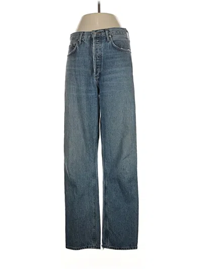 Pre-owned Agolde Jeans In Blue