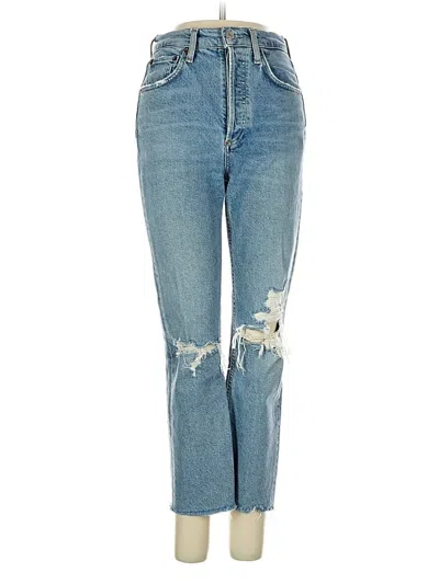Pre-owned Agolde Jeans In Blue
