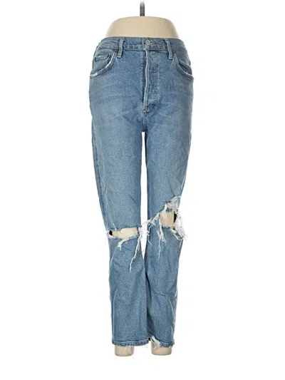 Pre-owned Agolde Jeans In Blue