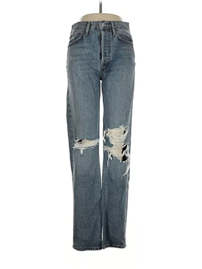 Pre-owned Agolde Jeans In Blue
