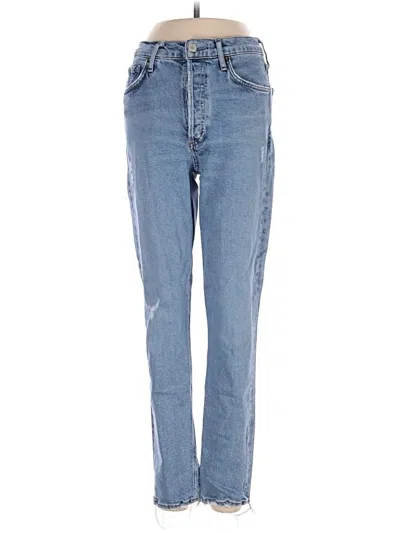 Pre-owned Agolde Jeans In Blue