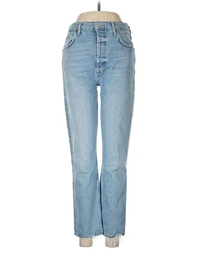 Pre-owned Agolde Jeans In Blue