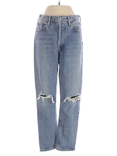 Pre-owned Agolde Jeans In Blue