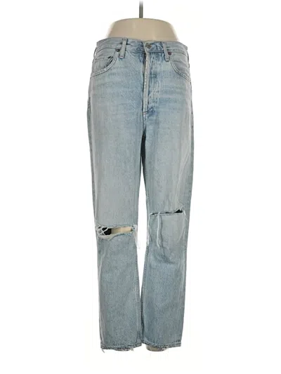 Pre-owned Agolde Jeans In Blue