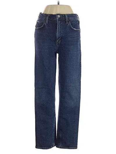 Pre-owned Agolde Jeans In Blue