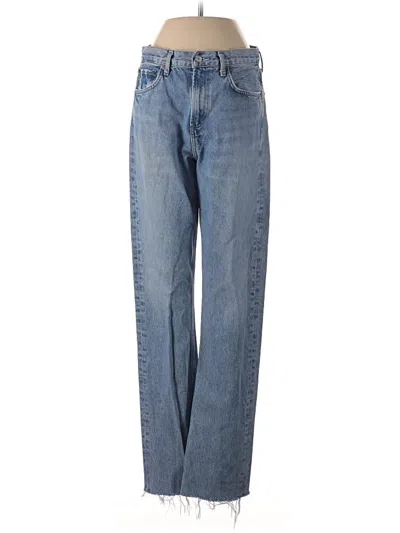 Pre-owned Agolde Jeans In Blue