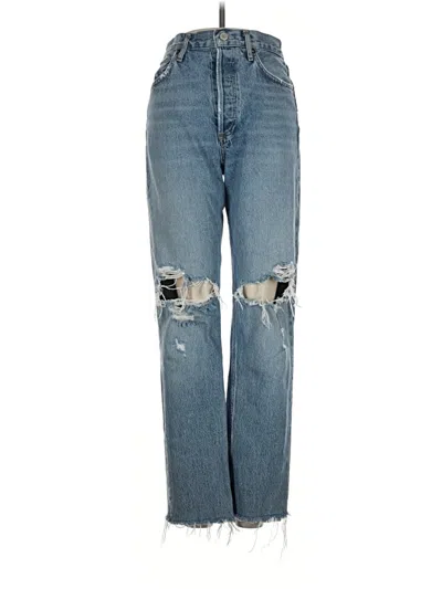 Pre-owned Agolde Jeans In Blue