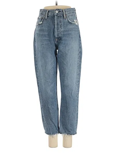 Pre-owned Agolde Jeans In Blue
