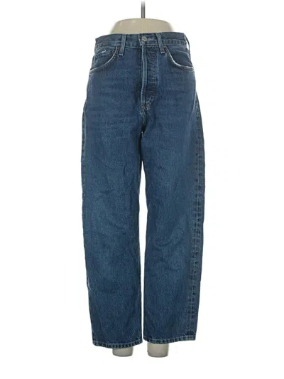 Pre-owned Agolde Jeans In Blue