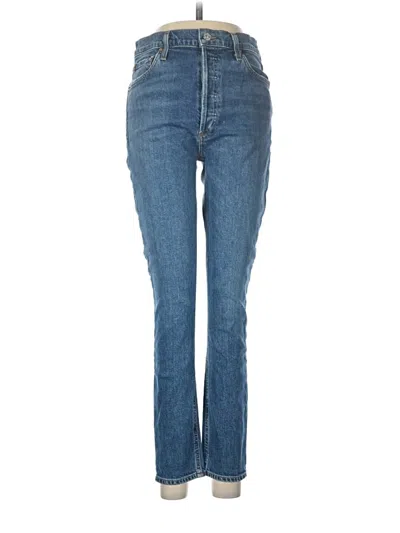 Pre-owned Agolde Jeans In Blue