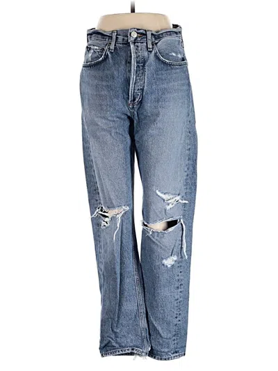 Pre-owned Agolde Jeans In Blue