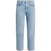 Agolde Low Slung Baggy High Rise Wide Leg Jeans In Shake In Blue