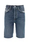 Agolde 90s Bermuda Shorts In Blue