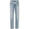 Agolde Curtis Mid-rise Tapered Jeans In Blue