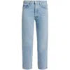 Agolde Low Slung Baggy High Rise Wide Leg Jeans In Shake In Blue