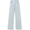 Agolde Low Slung Baggy Jeans In Fragment In Blue