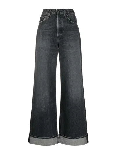 AGOLDE JEANS BOOT-CUT - AZUL