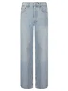 Agolde Jeans Dame Jean No Cuff In Conflict In Blue
