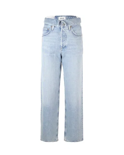 AGOLDE AGOLDE JEANS ECHO AZZURRO