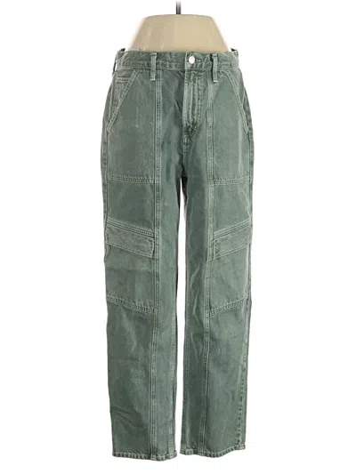 Pre-owned Agolde Jeans In Green