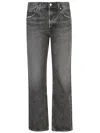 Agolde Vintage Effect Valen Jeans In Grey