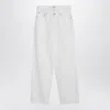 Agolde White Jeans In Regenerated Denim