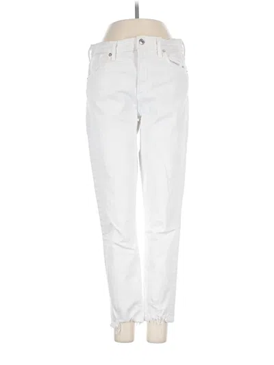 Pre-owned Agolde Jeans In Ivory