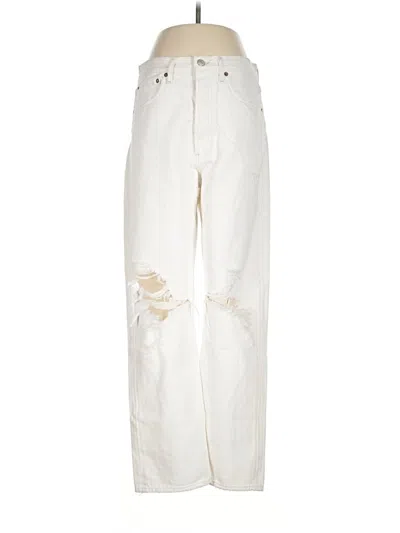 Agolde Jeans In Ivory