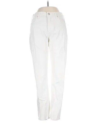 Pre-owned Agolde Jeans In Ivory