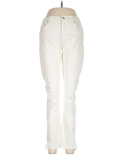 Pre-owned Agolde Jeans In Ivory