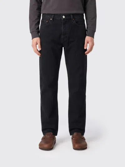 Agolde Jeans Men Color Black In Animal Print